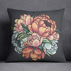 Bonamaison Funda de cojín, Cotton, Multicolor, 45X45