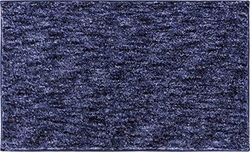 Grund Mirage Alfombra de Baño, Poliéster LUXURYSOFT, Azul, 60x100 cm