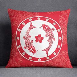 Questo Casa Funda de cojín Decorativa para decoración del hogar, sofá, café, tamaño 45 x 45 cm, diseñada y Fabricada en Turquía