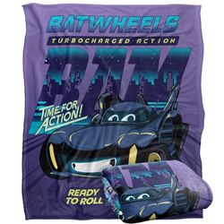 BATWHEELS Silky Touch Super Soft Throw Blanket 152 x 127 cm