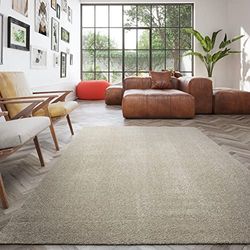 BALTA Machinewasbaar tapijt, ook voor de wasmachine, eenkleurig tapijt voor woonkamer, slaapkamer, geschikt voor vloerverwarming, recyclebaar, onderhoudsvriendelijk, 100% polypropyleen, 120 x 170 cm,