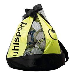 Uhlsport 100426201 Saco de rede, preto/amarelo (flor), tamanho único