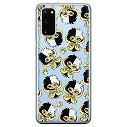 ERT GROUP mobiltelefonfodral för Samsung S20 / S11E originalt och officiellt licensierat Disney mönster Cruella 007 optimalt anpassad till formen på mobiltelefonen, gedeeltelijk transparant