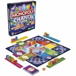 Monopoly Chance, juego de mesa rpido para la familia, de 2 a 4 jugadores, aproximadamente 20 min.