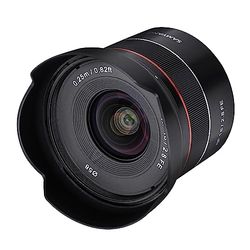 Samyang AF 18MM F2.8 FE SONY E - Objetivo de gran angular para cámaras réflex Sony Alpha (montura tipo E), con formato completo y sensor APS-C, color negro