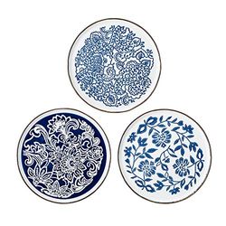 Bloomingville Molly Plate Blue Stoneware