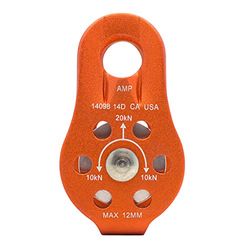 Fusion Climb Nuro an Aluminium Remskiva Orange 20 kN