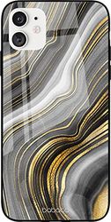 ERT GROUP mobiltelefonfodral för Huawei P30 Lite originalt och officiellt licensierat Babaco mönster Case Marble 010 tillverkad av härdat glas, optimalt anpassat till mobilens form, skyddsfodral