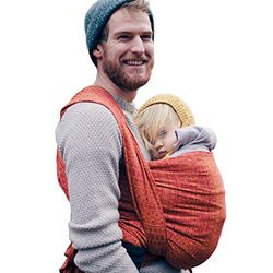 Didymos babydraagdoek, model Indio Indio robijn/mandarijn 3