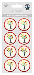 Ursus 564000294 - Creatieve accessoires, Eden, boom, 8 stuks