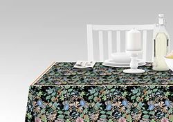 Doge Milano Nappe avec impression numérique, 100% Made in Italy Nappe antidérapante pour salle à manger, lavable et antitache, Modèle Hermes - Roncadelle, cm 240x140