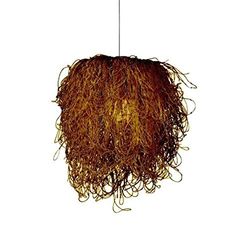 Caos CA04AG49 Hanglamp, groot, middenbruin, 50 x 50 x 60 cm