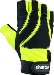 Silver – Charleston – Lady Pro Gants S, M ou L Noir/Jaune