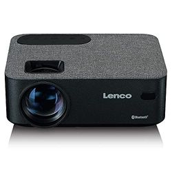 Lenco LPJ-700 Mini Beamer - Bluetooth Beamer - Mini Projector 4000 Lumen - 30.000 uur levensduur - Full HD - Bluetooth 5.0-2 x HDMI - USB - afstandsbediening - zwart/grijs