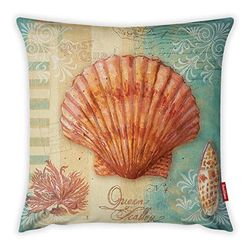 Bonamaison - Funda de Almohada, Multicolor, 45 x 45 cm