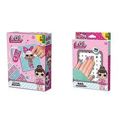 SES Creative - L.O.L. Mosaïque de Diamants & L.O.L. Stickers Transfert Ongles