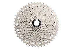 SUNRACE CSMS8 11-Speed Cassette 11-46T. Metallic pinhão, adultos unissexo, prateado, padrão