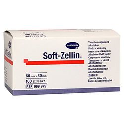 Soft Zellin Toallitas Alcohol 100Ud