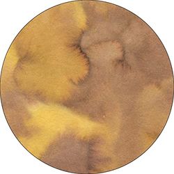 Bonateks, Tappetino per mouse rotondo con stampa digitale, base antiscivolo, per ufficio e casa, diametro: 22 cm