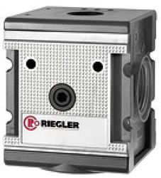 RIEGLER 133132-T 45 - Distributore multifix, versione larga, BG 4, G 1, 4 uscite, 1 pezzo