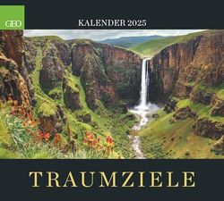 GEO Traumziele 2025 Calendrier mural de voyage 50 x 45 cm