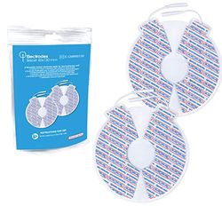 Tenscare E-Cmr60130-Het herbruikbare borstelelektroden voor borstvoeding geven, wit
