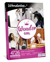 Wonderbox - Coffret Cadeau - Wonder Girl - 4726 Prestations Bien-Etre ou Mode pour 1 à 2 Personnes : Relooking, Shooting Photo, Coiffure, Soin, Maquillage - Idée Cadeau Femme Original