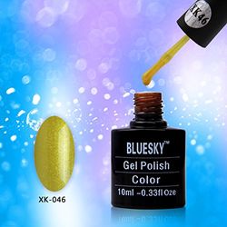 Vernis à ongles gel Bluesky, XK46, de longue durée, résistant aux puces, 10 ml (nécessite de guérir lampe à LED UV)