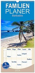 Familienplaner 2024 - Barbade mit 5 Spalten (Wandkalender, 21 cm x 45 cm) CALVENDO