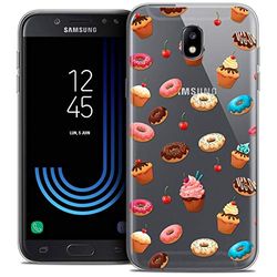 Caseink fodral för Samsung Galaxy J7 2017 J730 (5,5) fodral [kristallgel HD kollektion Foodie Design Donuts - mjuk - ultratunn - tryckt i Frankrike]