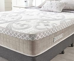 Somnior Beds Ibrido Materasso Arrotolato, Memory Foam, Piccolo Doppio