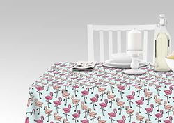 Doge Milano Nappe avec impression numérique, 100% Made in Italy Nappe antidérapante pour salle à manger, lavable et antitache, modèle Rayong, 140x140 cm