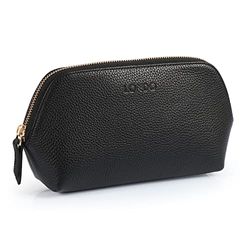 Londo Lederen Make-up Tas (Zwart)