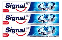 Signal Dentifricio Cura Freschezza Aquamenthe 75 ml – Set di 3