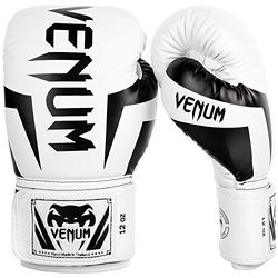 Venum Elite bokshandschoenen - wit, zwart - 16 Oz