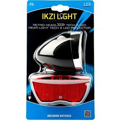 IkziLight Illuminazione Retro Batteria LED Nero