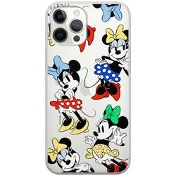 ERT GROUP Funda para teléfono móvil iPhone 12 Pro MAX Original y con Licencia Oficial de Disney con diseño Minnie 076 Adaptada a la Forma del teléfono móvil, parcialmente Transparente