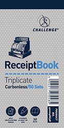 Challenge Triplicate Receipt Book, Carbonless, 50 Pages, 10 pack (140 x 170 mm)