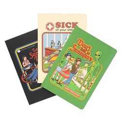 Grupo Erik Pack Of 3 A5 Notebooks - Steven Rhodes | A5 Notebook, Notebooks A5, Notepads A5, A5 Notepad, Sketchbook A5 | Funny Notebooks For Work Colleagues