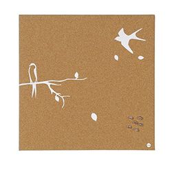 Swallow SF751270397 Bi-Office Cork Notice Board 40 x 40 cm Natural