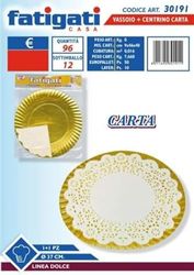 FATIGATI SRL L.Desserts, dienblad, rond, 1 stuk, 37 cm, zoals afgebeeld