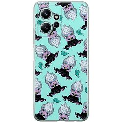 ERT GROUP mobiltelefonfodral för Xiaomi REDMI NOTE 12 4G originalt och officiellt licensierat Disney mönster Ursula 005 optimalt anpassad till formen på mobiltelefonen, fodral tillverkad av TPU-plast