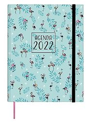 Finocam - Agenda 2022 Semana Vista Vertical, de Enero 2022 a Diciembre 2022 (12 meses) Y12 - 210x270 mm Dynamic Berlín Flamingos Español