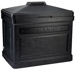 Mighty Tuff MTDB0001 Package Delivery Box, Large, Black