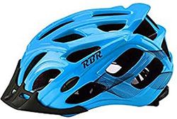 RBR Tbb401, Casco Adulto omologato Unisex, Blu, L