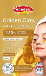 Schaebens Golden-Glow Eye Gel Pads - Multi Effect - Reduce Dark Circles and Swelling Vegan