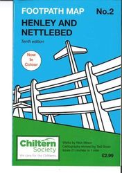 Chiltern Society Footpath Map 2. Henley and Nettlebed: Tenth Edition - In Colour (Chiltern Society Footpaths)