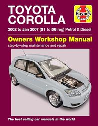Toyota Corolla: (02 - Jan 07) 51 to 56
