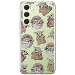 ERT GROUP mobile phone case for Samsung A54 5G original and officially Licensed Star Wars pattern Baby Yoda 028 optimally adapted to the shape of the mobile phone, partially transparent