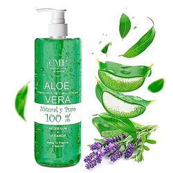 Gel Doposole, Aloe Vera e Lavanda, 100% Puro e Naturale. Azione Rinfrescante, Riparatrice, Idratante, Aftersun, Viso e Corpo. Dopo il Sole. Balsamo Lenitivo 200 ml